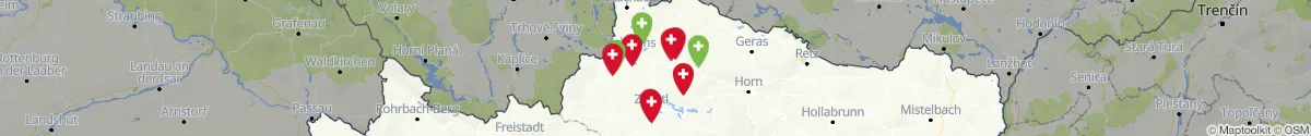 Map view for Pharmacies emergency services nearby Hirschbach (Gmünd, Niederösterreich)